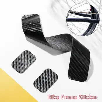  Черно велосипед рамка стикер водоустойчив PVC велосипед защитен филм удебелени надраскване устойчиви верига предпазители велосипед - Изображение 1  