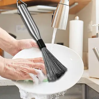 Четка за миене на чинии Четка за почистване на кухня Четка за почистване на тигани Тенджери - Изображение 1  